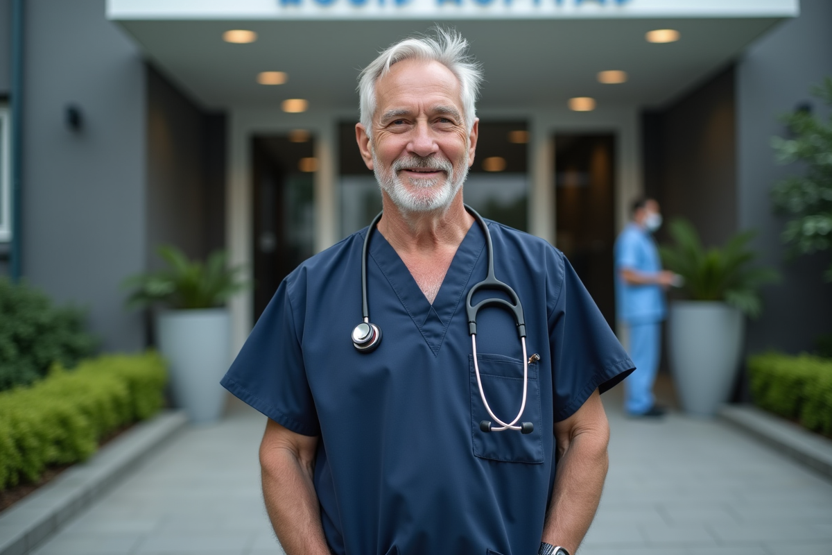 Infirmier en dehors de l