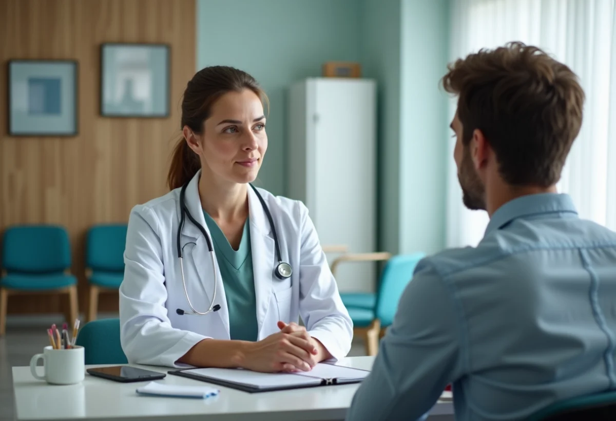 Medecin generaliste en consultation à Montbrison