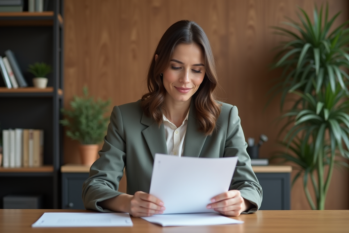 Femme therapie professionnelle dans son bureau chaleureux
